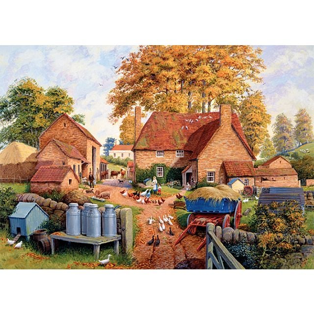 image21000pc Autumn on The Farm Puzzle