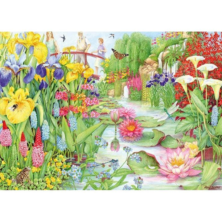 image2_1000pc Flower Show Water Garden Puzzle