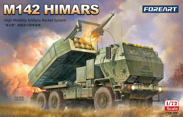 1/72 M142 HIMARS High Mobility Artillery Rocket System Plastic Model Kit