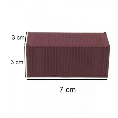 HO 20ft ISO Container Only  Brown