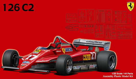 1/20 Ferrari 126C2 1982 (GP-2) Plastic Model Kit