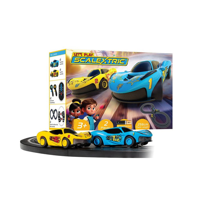 image2_1/64 My First Scalextric Let's Play - Race Set (Battery Operated) Slot Car Set