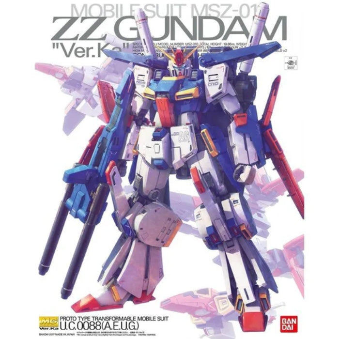 Bandai MG 1/100 ZZ GUNDAM Ver.Ka – Hobbyco