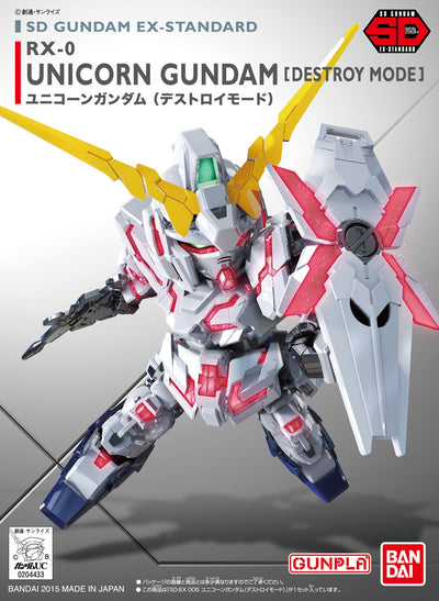 SD Gundam EX-Standard 005 Unicorn Gundam (Destroy Mode)_3