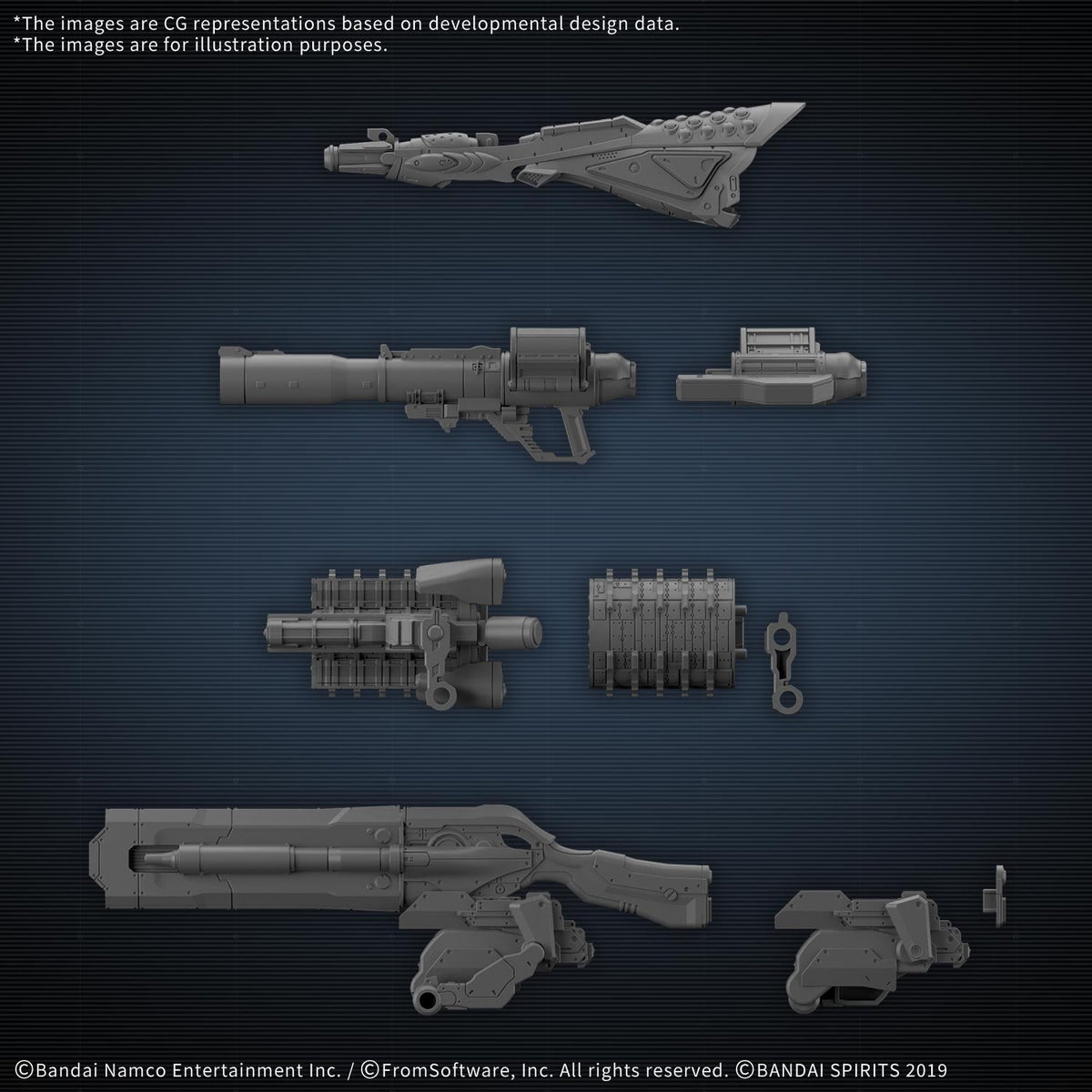 30MM Option Parts Set Armored Core VI Fires of Rubicon Weapon Set 09