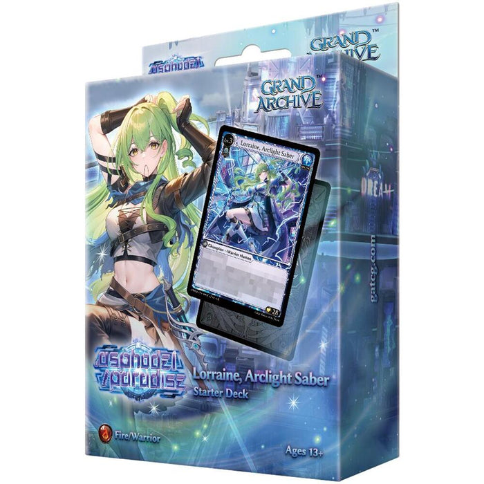 Grand Archive TCG Asphodel Paradise Starter Deck Lorraine Arclight Saber 1pc