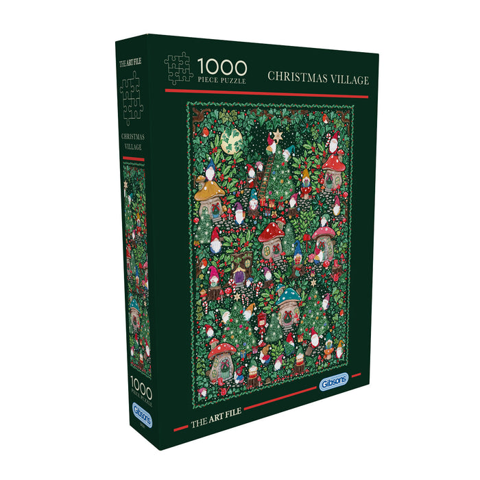1000pc Art File Christman Village Puzzle
