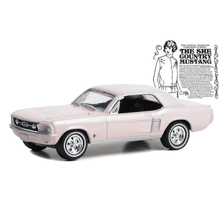 1/64 1967 Ford Mustang Coupe "She Country Special" Bill Goodro Ford Denver Colorado 1pc