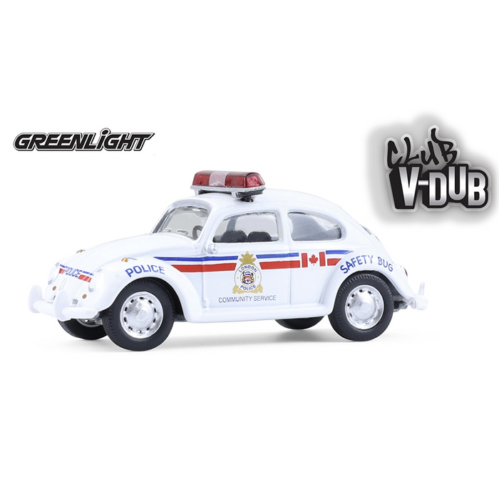1/64 Club V-Dub Series 21 - Classic Volkswagen Beetle London Canada Police