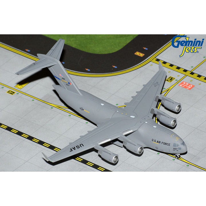 Miniature Avion Boeing C-17 US Air Force 1:400 Gemini Jets – Mississippi ANG, GMUSA121