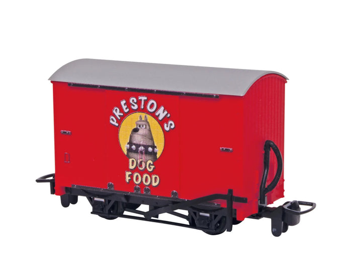 OO9 RTR Box Van Wallace & Gromit Preston's Dog Food