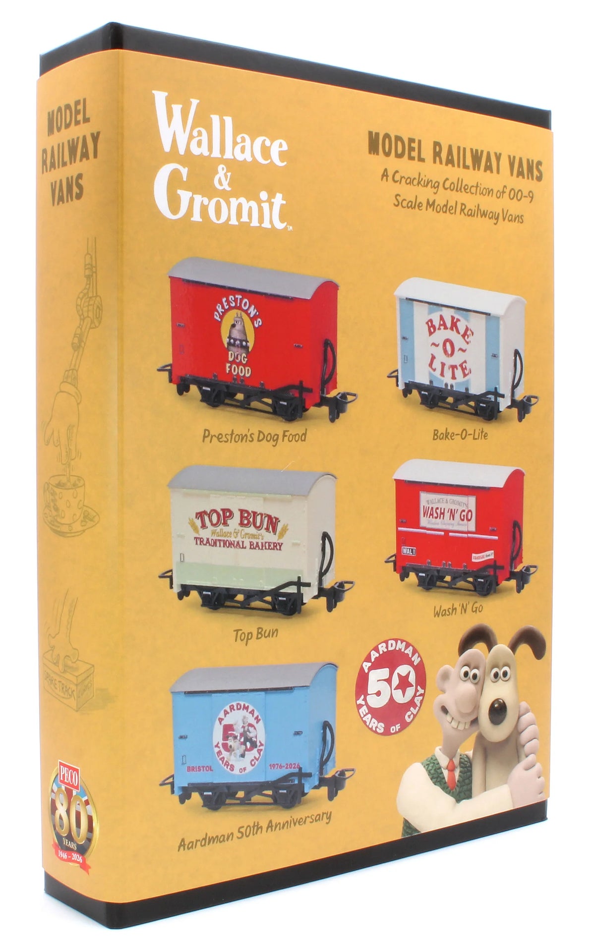 oo9-rtr-box-van-wallace-gromit-aardman-50th-anniversary-wagon-collectors-set