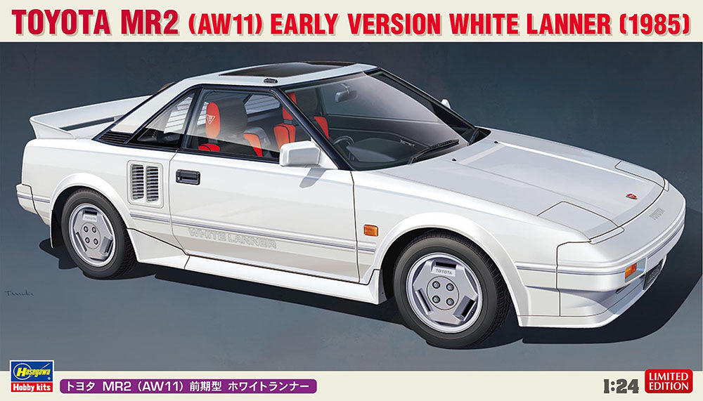 1/24 Toyota MR2 (AW11) Early Version White Lanner_4