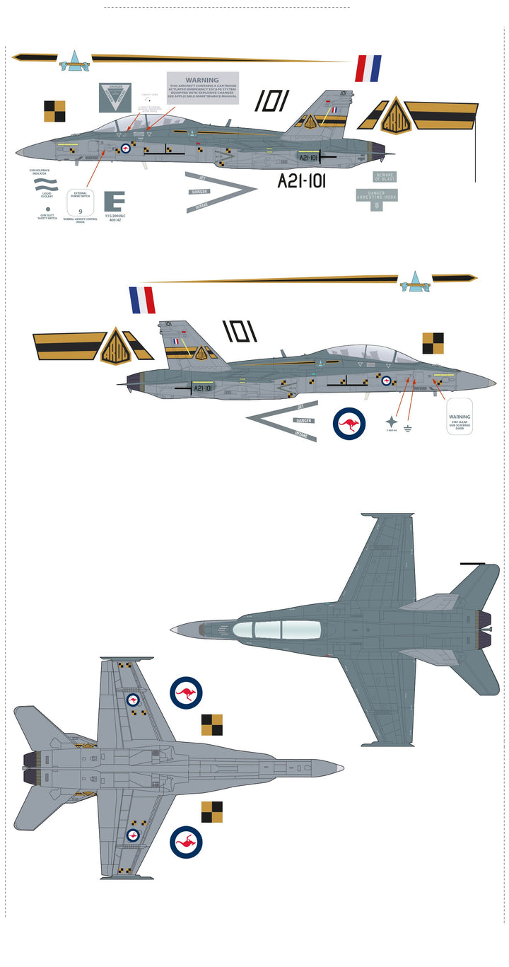 image9_1/72 F/A-18B Hornet "ARDU" A21-101 RAAF (with 2 x AGM-158)