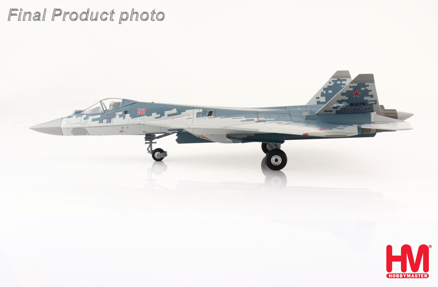 1/72 SU57 Stealth Fighter Red 52 Russian Air Force