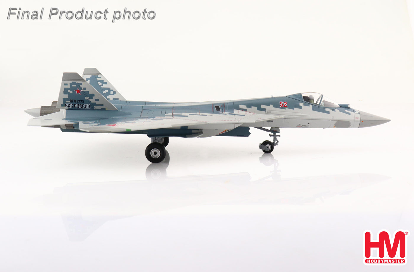 1/72 SU57 Stealth Fighter Red 52 Russian Air Force
