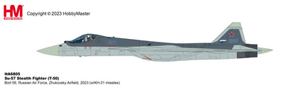 1/72 Su-57 Stealth Fighter (T-50) Bort 56, Russian Air Force, Zhukovsky Airfield, 2023 (with KH-31 Missiles)_1