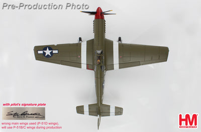 148 P51B Mustang Steve Pisanos 36798 4th FG 334th FS May 1944 with Pilots Signature Plate