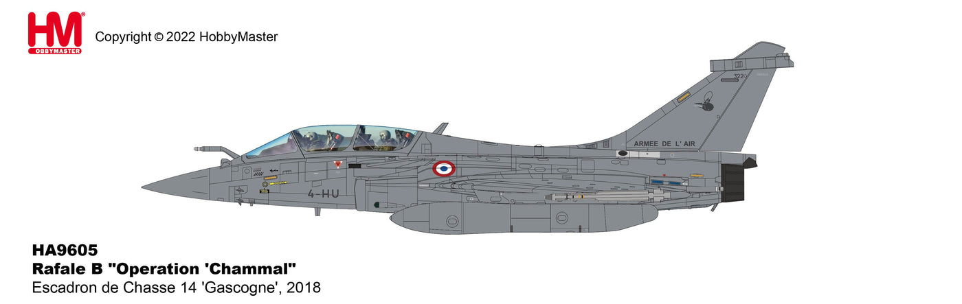 1/72 Rafale B "Operation Chammal" Escadron De Chasse 14 Gascogne 2018