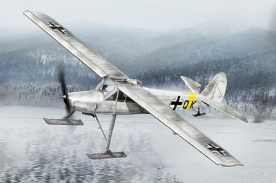 1/35 Fieseler Fi-156 C-3 Skiplane Plastic Model Kit_1