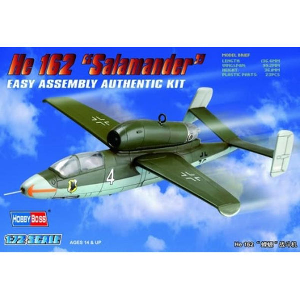 1/72 HE162 "Salamander" Plastic Model Kit