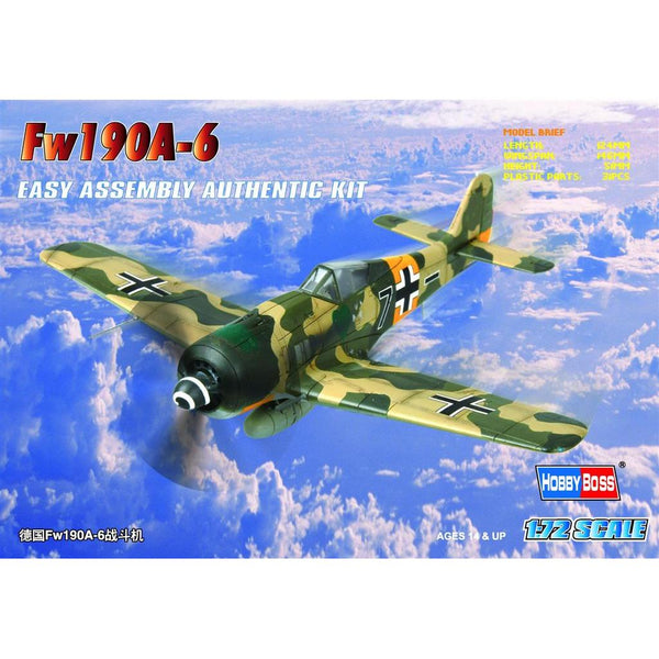 image1_1/72 Germany Fw190A-6 Fighter Plastic Model Kit