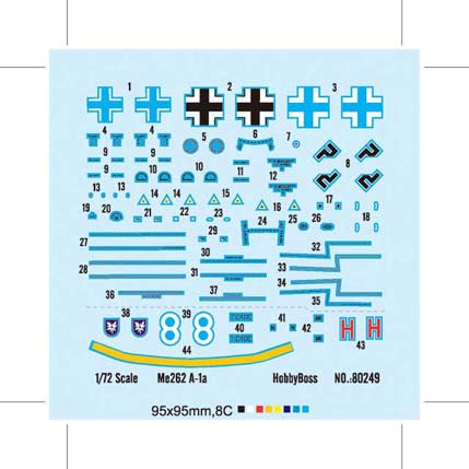 1/72 ME262A-2A Plastic Model Kit