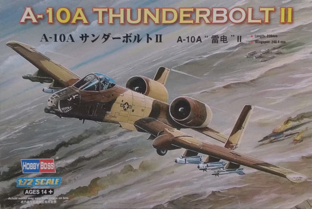1/72 A-10A Thunderbolt II Plastic Model Kit