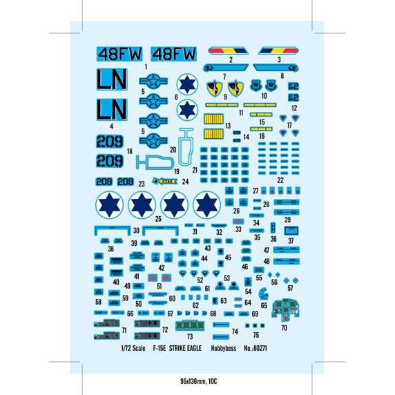 1/72 F-15E Strike Eagle Strike fighter Plastic Model Kit