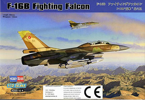 image1_1/72 F-16B Fighting Falcon Plastic Model Kit