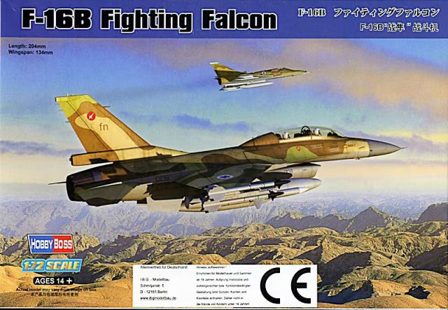 image1_1/72 F-16B Fighting Falcon Plastic Model Kit