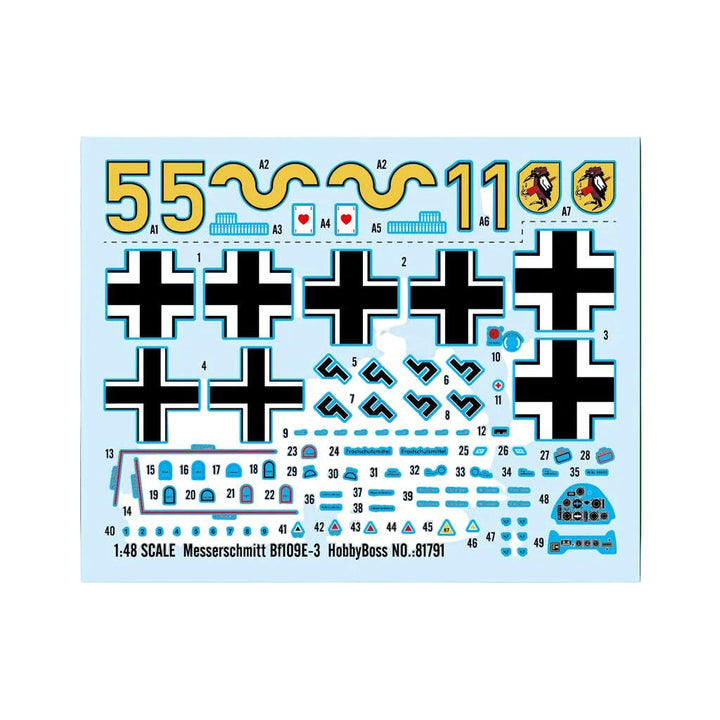 image4_1/48 Messerschmitt Bf109E-3 Plastic Model Kit