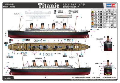 1/700 Titanic Plastic Model Kit_4