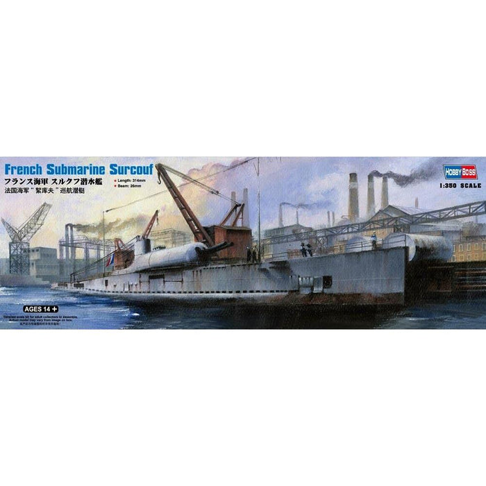 1/350 French Surcouf Submarine Cruiser