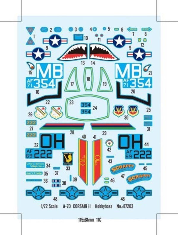 image4_1/72 A-7D Corsair II Plastic Model Kit