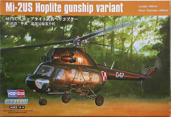 1/72 Mil MI-2US Hoplite Gunship Variant Plastic Model Kit