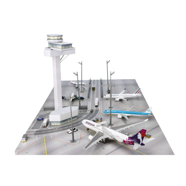 1/200 Airport Tower Cardboard Construction Kit_3