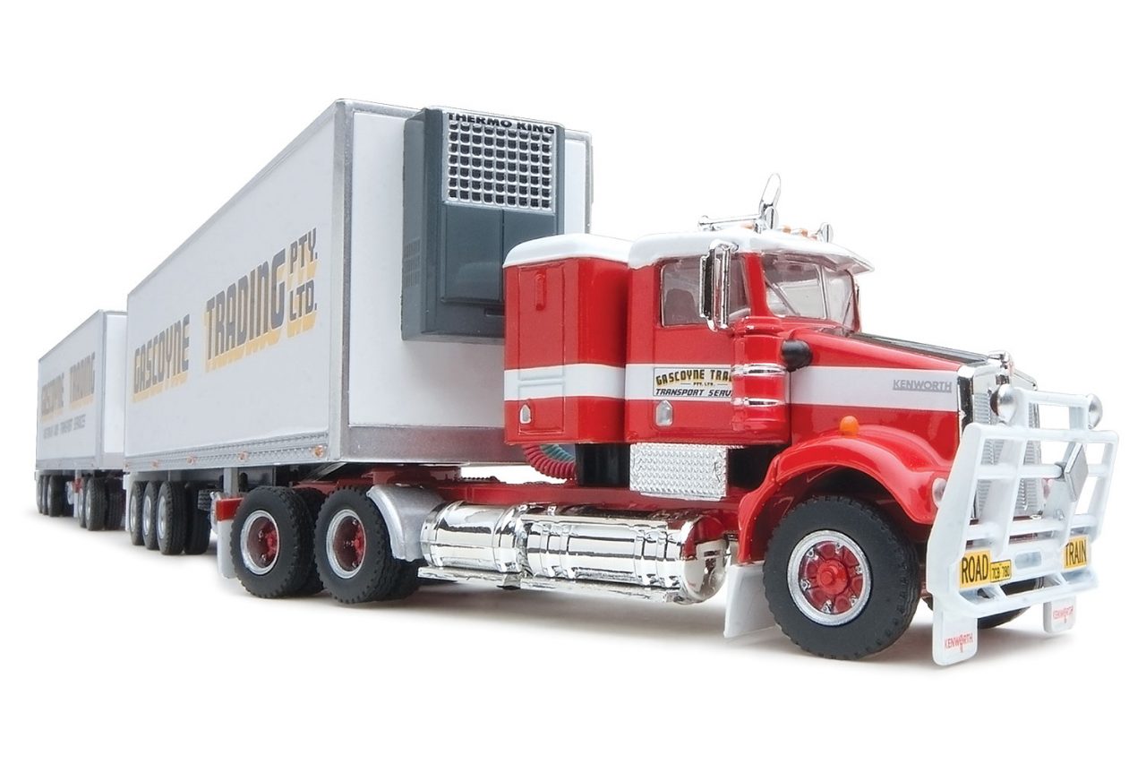 1/64 Freight Road Train – Gascoyne Features Prime Mover Dolly and 2x Freight Trailers