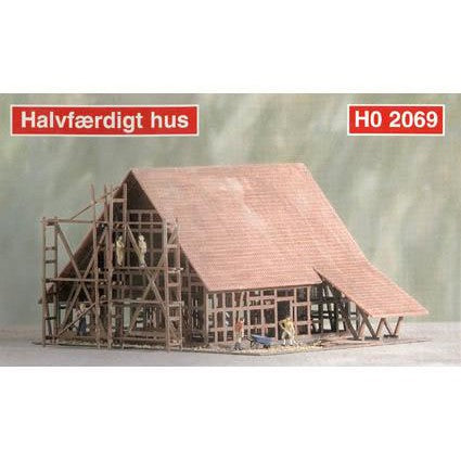 HO Half-Finished House Kit_1