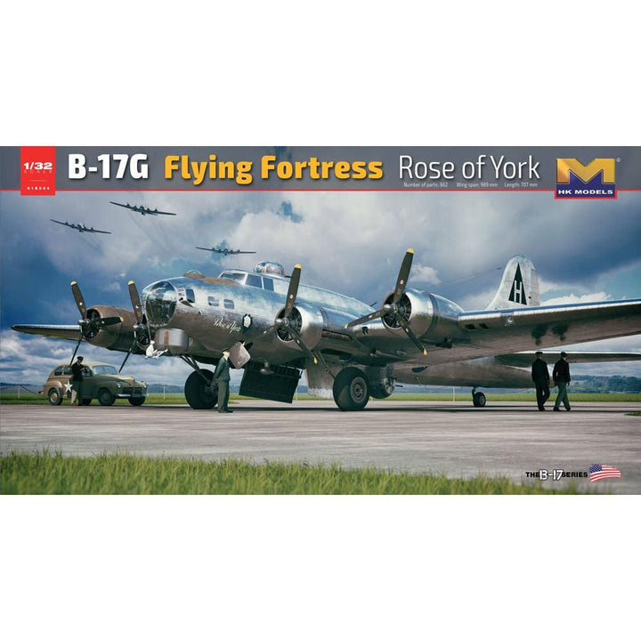 1/32 B-17G Flying Fortress "Rose of York" Plastic Model Kit