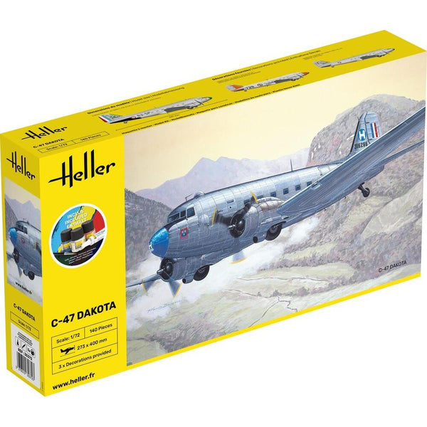 1/72 Starter Kit C-47 Dakota Includes: Cement Brush and Main Paints