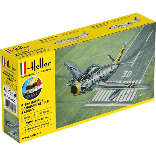 1/72 Starter Kit F-86F Sabre / Canadair Cl-13 B Sabre VI Includes: Cement Brush and Main Paints