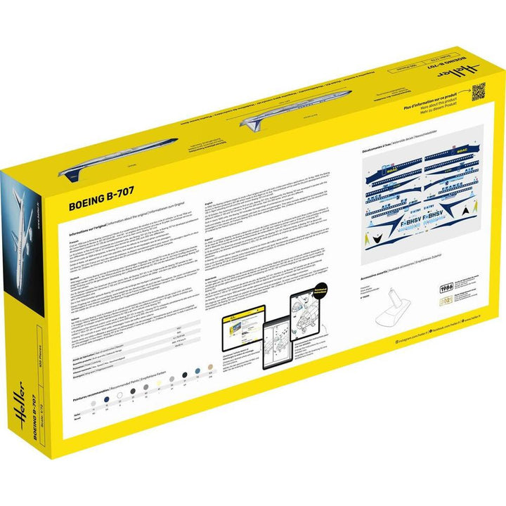 1/72 Starter Kit B707 Air France Includes: Cement Brush and Main Paints