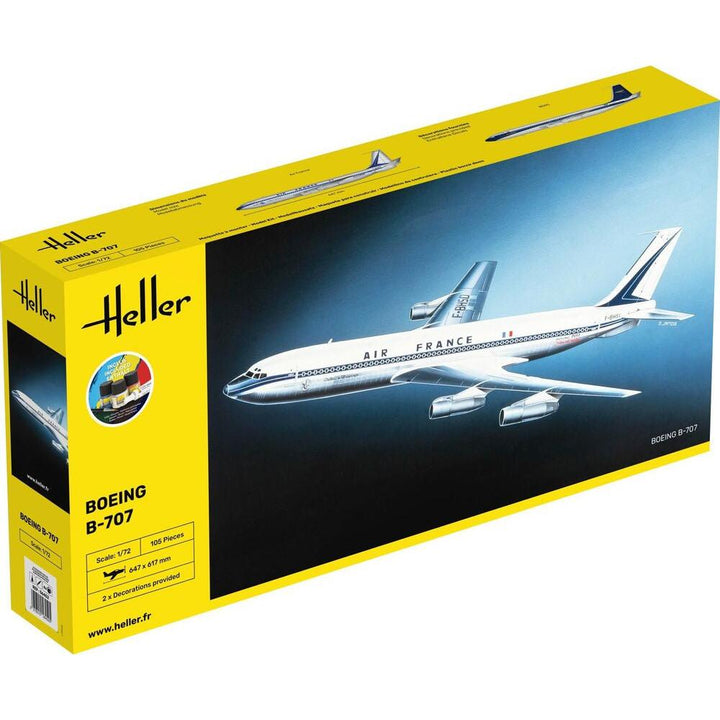 1/72 Starter Kit B707 Air France Includes: Cement Brush and Main Paints