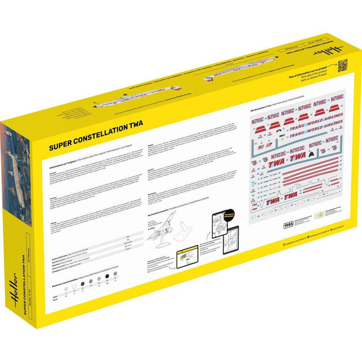 1/72 Lockheed Super Constellation TWA