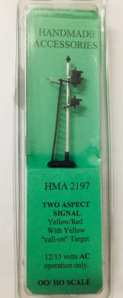 HO 2 Aspect Colour Signal with Call On Target
