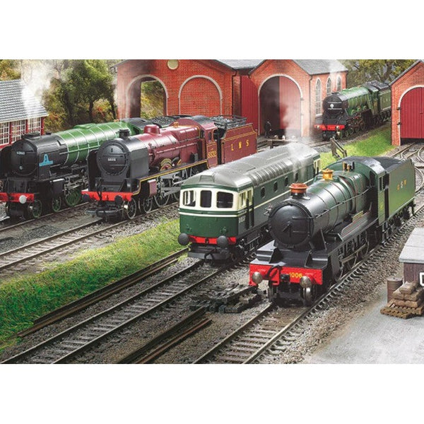 1000pc Hornby Engine Shed #1