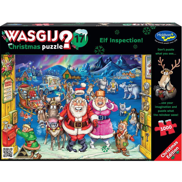1000pc Wasgij Xmas 17 Elf Inspection Puzzle_2
