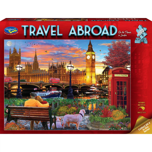 1000pc Travel Abroad: Thames in London