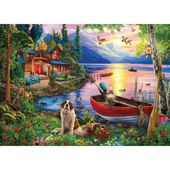 1000pc Water's Edge 2 Weekend Retreat Jigsaw Puzzle